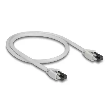 Tīkla kabelis DeLOCK 80557 RJ-45 Cat8.1 0,5 m Pelēks