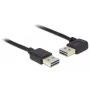USB kabelis DeLOCK 3m USB 2.0 A v/k 90°