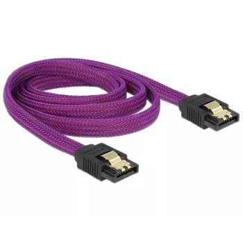 SATA kabelis DeLOCK 83692 1 m SATA 7-pin violets