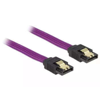 SATA kabelis DeLOCK 83692 1 m SATA 7-pin violets