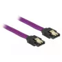 SATA kabelis DeLOCK 83692 1 m SATA 7-pin violets