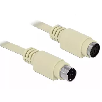 PS/2 kabelis DeLOCK 85805 1,8m 6 kontaktu Mini-DIN bēšs