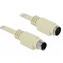 PS/2 kabelis DeLOCK 85805 1,8m 6 kontaktu Mini-DIN bēšs