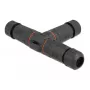 Elektriskais vadu savienotājs DELOCK 86919 — taisnais savienotājs, 85–260 V, melns, 25 × 114 mm