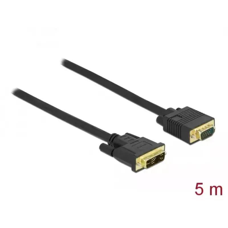 DVI uz VGA kabelis DeLOCK 86751 5m