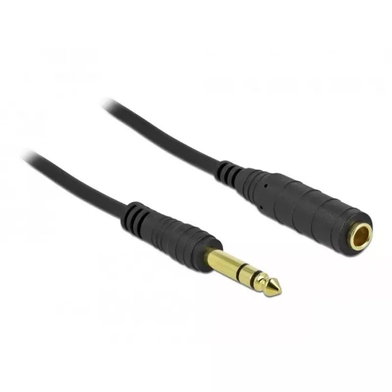 Stereo ligzdas pagarinātājs DeLOCK 86766 10m melns