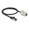 Kabelis RJ45 spraudnis uz Keystone moduli RJ45 ligzda DeLOCK 87025