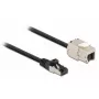 Kabelis RJ45 spraudnis uz Keystone moduli RJ45 ligzda DeLOCK 87025