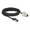 Kabelis RJ45 spraudnis uz Keystone moduli RJ45 ligzda DeLOCK 87030