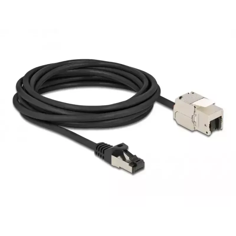 Kabelis RJ45 spraudnis uz Keystone moduli RJ45 ligzda DeLOCK 87030