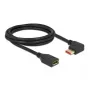 DisplayPort pagarinātāja kabelis DeLOCK 87075 2m 90° pa kreisi leņķots