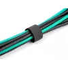 Āķa un cilpas kabeļsaites DeLOCK 19110 180x20mm melnas 10 gabali
