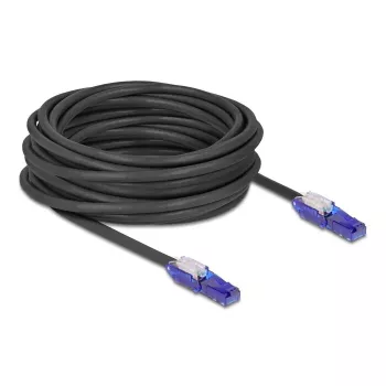 Tīkla kabelis DeLOCK 80931 RJ-45 Cat6 10 m melns violets