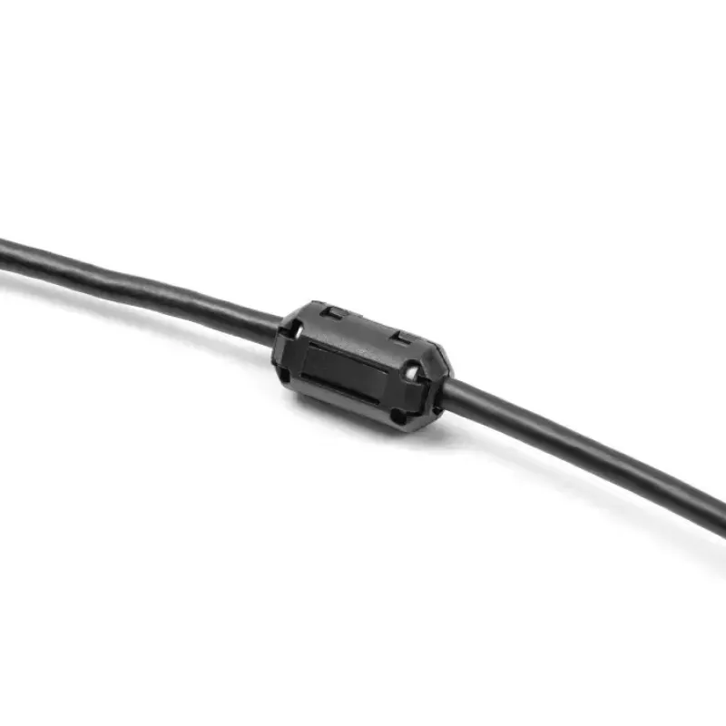 Ferīta serdes fiksators DELOCK 80945, melns, niķelis/plastmasa/cinks, 16,5×30×14 mm, 2 gab. iepakojumā