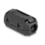 Ferīta serdes fiksators DELOCK 80945, melns, niķelis/plastmasa/cinks, 16,5×30×14 mm, 2 gab. iepakojumā