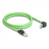 Tīkla kabelis DeLOCK 80892 RJ-45 Cat6a 1 m Melns Zaļš