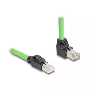 Tīkla kabelis DeLOCK 80892 RJ-45 Cat6a 1 m Melns Zaļš