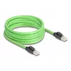 tīkls Kabelis DeLOCK RJ45 Cat.6A spraudnis pret spraudni SF/UTP 5m Zaļš
