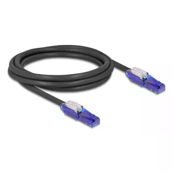 Tīkla kabelis DeLOCK 80927 RJ-45 Cat6 2 m melns violets