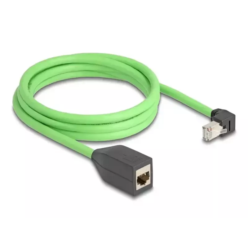 Tīkla kabelis DeLOCK 80887 RJ-45 Cat6a 2m Melns Zaļš