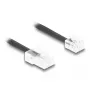 DeLOCK telefona kabelis 10 m Melns RJ-11 RJ-45