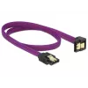 SATA kabelis DeLOCK 83696 0,5 m purpursarkans
