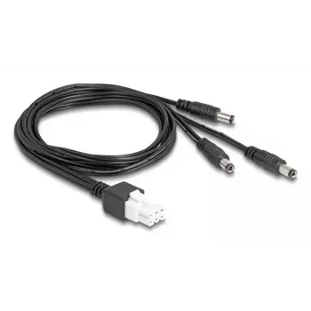 DeLOCK 90168 strāvas kabelis, melns, 1 m, 3 x DC 48 V