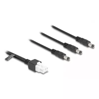 DeLOCK 90168 strāvas kabelis, melns, 1 m, 3 x DC 48 V