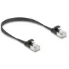 Tīkla kabelis DeLOCK 81161 RJ-45 Cat6a 0,25 m Melns