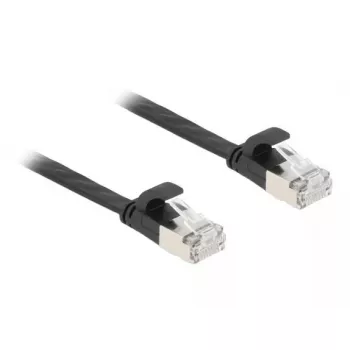 Tīkla kabelis DeLOCK 81161 RJ-45 Cat6a 0,25 m Melns