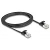 Tīkla kabelis DeLOCK 81164 RJ-45 Cat6a 1,5m Melns