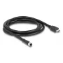 DELOCK M12 A‑kodēts 17‑kontaktu (sieviešu) uz HDMI (vīriešu) kabelis 2 m