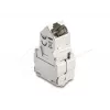 Keystone modulis DELOCK 90938 — RJ-45 Cat.6A ekranēts plakans keystone, balts