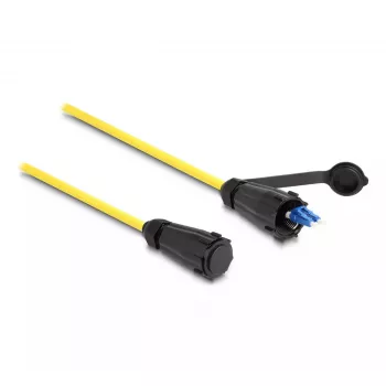 DeLOCK optiskās šķiedras kabelis LC Duplex uz LC Duplex 1m vienmoda IP68