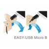USB kabelis DeLOCK 83851 USB 2.0 3m USB A Micro-USB B Melns