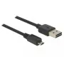 USB kabelis DeLOCK 83851 USB 2.0 3m USB A Micro-USB B Melns