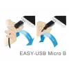 USB kabelis DeLOCK 83856 USB 2.0 2 m USB A Micro-USB B Melns