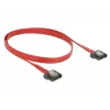 SATA kabelis DeLOCK 0.5m SATA III 7-pin sarkans