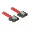 SATA kabelis DeLOCK 0.5m SATA III 7-pin sarkans