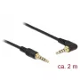 Audio kabelis DeLOCK 85613 2m 3.5mm, melns