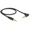 Audio kabelis DeLOCK 85607 0,5 m 3,5 mm melns