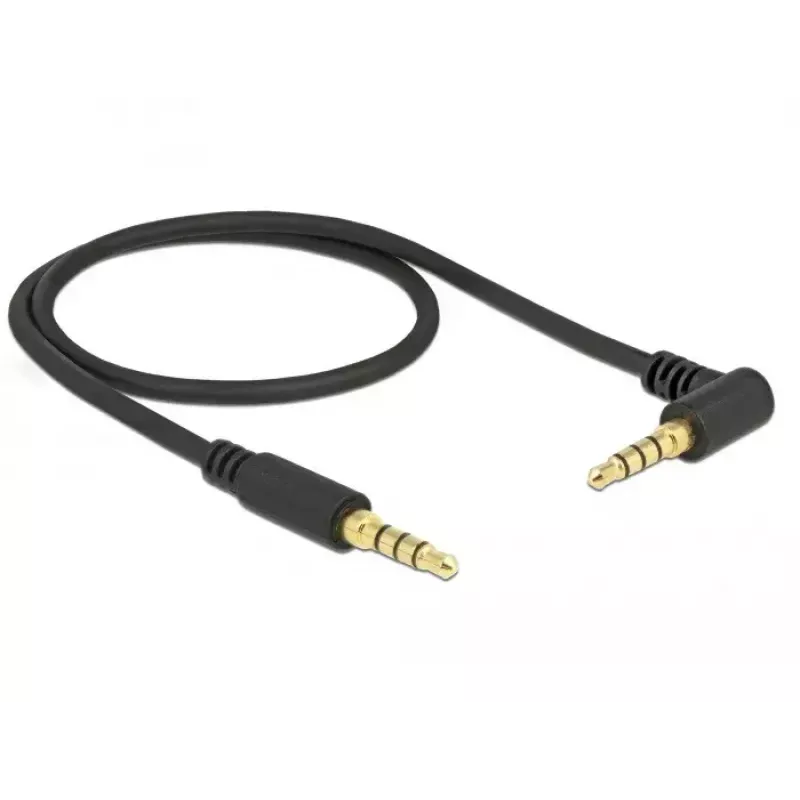 Audio kabelis DeLOCK 85607 0,5 m 3,5 mm melns