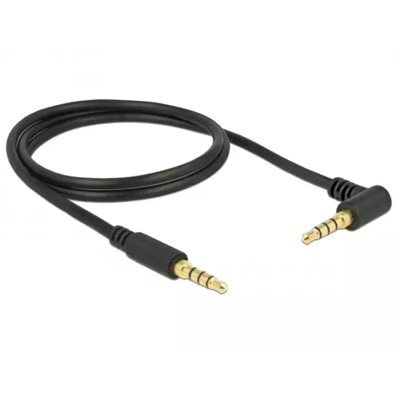 Audio kabelis DeLOCK 85610 1m 3.5mm melns