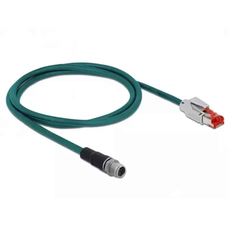 Tīkla kabelis DeLOCK 85425 RJ45 Cat6 1m Melns