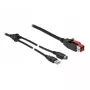 PoweredUSB kabelis DeLOCK 85941 24V USB Type-A Mini-DIN 2m