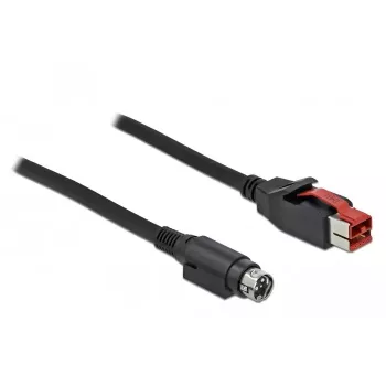 PoweredUSB kabelis DeLOCK 85947 24V Mini-DIN 3 kontaktu 3m
