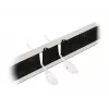 Kabeļu pārvaldības panelis DeLOCK 19 collu kabelis Management Brush Strip bezinstrumentu 1U pelēks