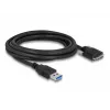 DELOCK USB 3.0 Type-A vīrs uz Micro-B vīrs kabelis 3 m 5 Gbit/s