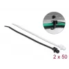Kabeļsaites ar lamelu pamatni DeLOCK 19502 L 200 x W 4.8 mm 100 gab.