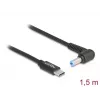 DeLOCK klēpjdatora uzlādes kabelis USB Type-C vīrišķais uz Acer 5,5 x 1,7 mm vīrišķais 1,5 m 20 V